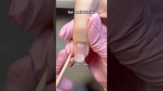 Gel nail tutorial gelnails manicuretutorial manicurenails shorts [upl. by Evin887]