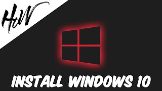 How install Windows 10 [upl. by Lapotin]