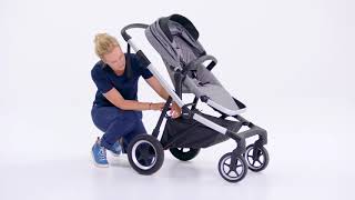 Thule Sleek Demo SingletoDouble Convertible Stroller [upl. by Aicatsana]