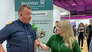 Revenue exhibiting at Jobs Expo Galway  30th Sep 2023 at Leisureland [upl. by Ahsiuq]