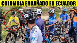 COLOMBIA LE JUEGAN SUCIO EN VUELTA a ECUADOR 2024 ¿QUE PASO  4 ETAPA [upl. by Bowles]