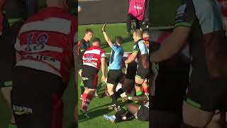 Referee Gets Too Close To the Action 🤦‍♂️😂🏉 [upl. by Accebor]