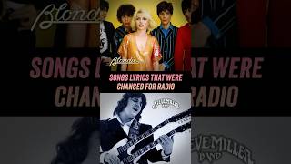 Song Lyrics That Were Changed For Radio amp TV  Steve Miller Band Blondie [upl. by Austen58]