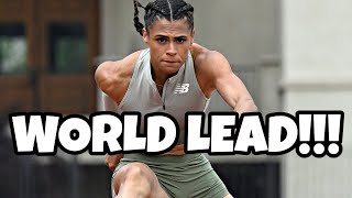 Sydney McLaughlin WINS 400m Hurdles Opener 2024 [upl. by Aerb112]