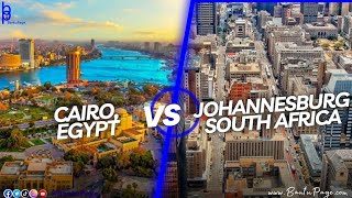 Cairo Egypt vs Johannesburg South Africa cairo johannesburg egypt southafrica [upl. by Adnahsor]