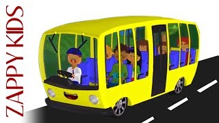 The Wheels on the Bus Go Round and Round  Lively Nursery Rhymes Songs for Children [upl. by Asreht]