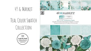 Teal Color Swatch Collection  49 amp Market [upl. by Erik]