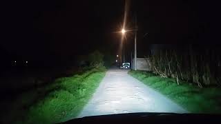 XENON H11 6000K PROYECTOR XENON EN PARABOLA 9005  TEST HID XENON OFF ROAD [upl. by Karney]