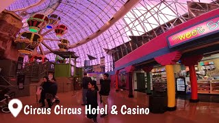 Walking Tour The Adventuredome Indoor Amusement park  Circus circus  Las Vegas 2024  Rides  kids [upl. by Neraa301]