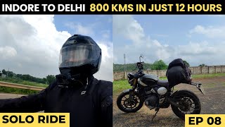 Last day of Maharashtra Ride  Indore to Delhi  Triumph Scrambler 400X  Monsoon Maharashtra EP 08 [upl. by Thisbe]