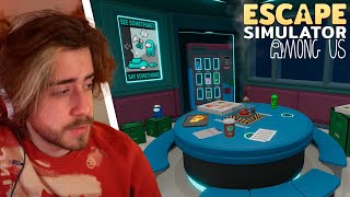 cellbit jogando ESCAPE SIMULATOR DE AMONG US [upl. by Garnes]