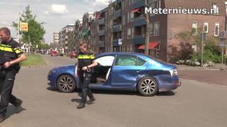 Autos botsen in Hoogeveen [upl. by Crescint]