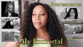 REACTION by Psyche Evanescence My Immortal Official Music Video [upl. by Ademla785]