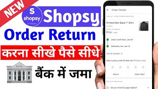 shopsy order return kaise kare 2024 [upl. by Gloria154]