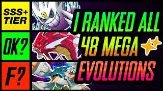 I Ranked ALL 48 Mega Evolution Pokemon Shiny Forms  Mr1upz [upl. by Asim]