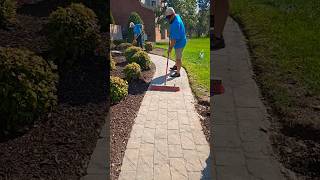 Sanding Stone Pavers in Brentwood TN [upl. by Adnowal230]