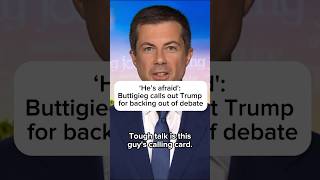 Hes afraid Buttigieg calls out Trump for backing out of debate [upl. by Anwadal]