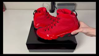 Air Jordan 9 Retro Chile Red Review [upl. by Millham]