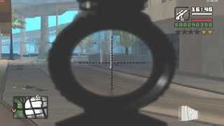 Sniper Scope  GTA San Andreas  CLEO DOWNLOAD LINK [upl. by Standing]