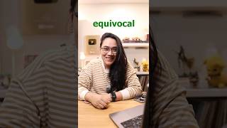 EQUIVOCAL wordoftheday teamlyqa learnwithlyqa vocabulary [upl. by Toddy]