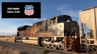 Railfanning Tooele Utah Feat Union Pacific 1989 [upl. by Einwahs]