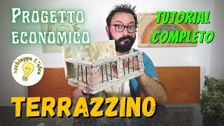 Terrazzo con ringhiera ⛩ Tutorial presepe fai da te [upl. by Auhesoj]