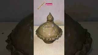 Making Piggy Bank With Clay shorts [upl. by Tuinenga]