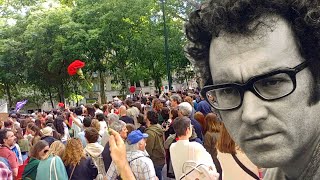 Grândola Vila Morena nos 50 anos do 25 de Abril na Avenida da Liberdade [upl. by Incrocci]