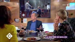 Stéphane Guillon et Sarah Biasini au dîner  C à Vous  14092017 [upl. by Spenser]