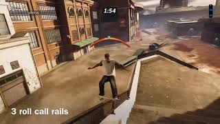 ROLL CALL RAILS THPS 12 SCHOOL 2 LOCATIONS [upl. by Feirahs]