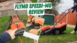 My Review of the Flymo SpeediMo 360C Electric Wheeled Lawn Mower [upl. by Ubana828]