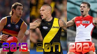 Every AFL Season Opening Goal Since 2012 [upl. by Adnirod232]