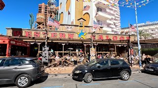 Benidorm  Western Saloon A Fantastic Bar On The Strip [upl. by Ycats]