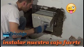 👉‍‍Cómo INSTALAR una CAJA FUERTE en casa  paso a paso [upl. by Assened]