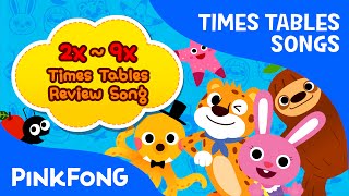 2x9x Times Tables Review Song  Times Tables Songs  PINKFONG Songs for Children [upl. by Enaerb136]