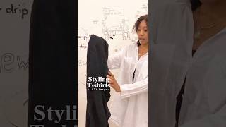 How To Style TShirts Fashion Tips  styling tips for fashion videos [upl. by Garlen]