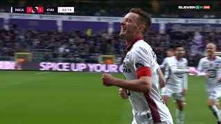 Goal Rob Schoofs vs Anderlecht 12 [upl. by Aisatnaf]