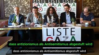 Pressekonferenz der Liste GAZA in Wiener Neustadt [upl. by Ueihtam772]