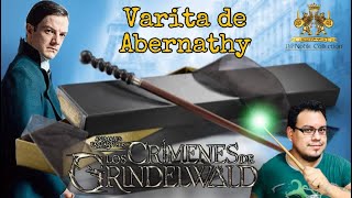 Nueva Varita Abernathy The Noble Collection Wand review Animales fantásticos Crímenes de Grindelwald [upl. by Nosnev]