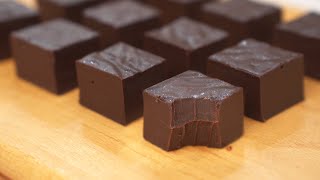 Chocolate Fudge Easy Recipe Only 2 Ingredients [upl. by Aryaz496]