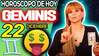 🤑 💲 TE LLOVERÁ DINERO 💲 🤑 MHONI VIDENTE🔮 Horóscopo de hoy GEMINIS 22 DE DICIEMBRE 2022❤️ Horóscopo [upl. by Neirbo]