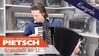 Akkordeon  Scandalli Air II mit Cassotto  Klangprobe [upl. by Shanna]