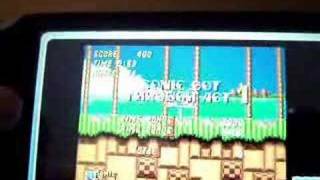 Sonic the Hedgehog 2 Genesis emulated on 303OEA PSP [upl. by Dutchman]