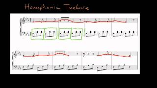 Homophonic texture example [upl. by Sikram]