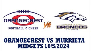 ORANGECREST WOLVES VS MURRIETA BRONCOS 14U [upl. by Amitak]