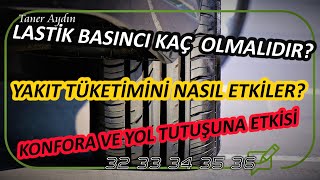 LASTİK HAVA BASINCI KAÇ OLMALIDIR LASTİK BASINCI YAKITI NASIL ETKİLER YOL TUTUŞUNA OLAN ETKİSİ [upl. by Conn]