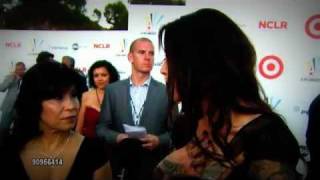 Kat Von D Interview in Spanish  the 2009 ALMA Awards [upl. by Euqnimod]