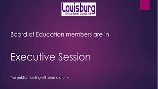 Louisburg USD 416 Board of Education Meeting April 8 2024 [upl. by Sumetra369]