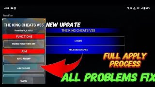 KINGCHEAT V55 NEW UPDATE FULL SETUP VIDEO FF HACK 2024 HEADSHOT HACK FF HOW TO RAGISTER KINGCHEAT [upl. by Eznyl]