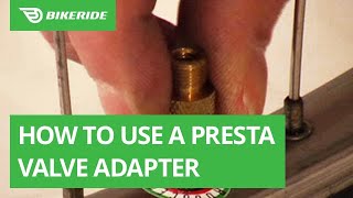 How to Use a Presta Valve Adapter [upl. by Nifares538]